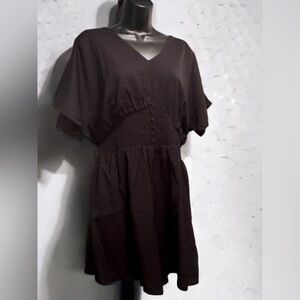 NWT Dokotoo Women’s Doll-man Short Sleeved Sports Jumper Black Sized L